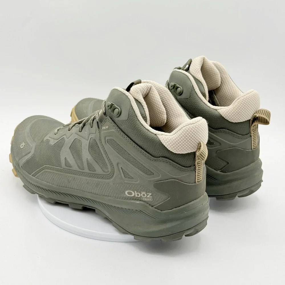 Oboz Katabatic Mid B-Dry Hiking Boots Size 12 Mens Evergreen